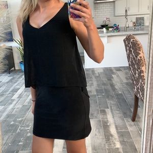 White House black market open back dress XS